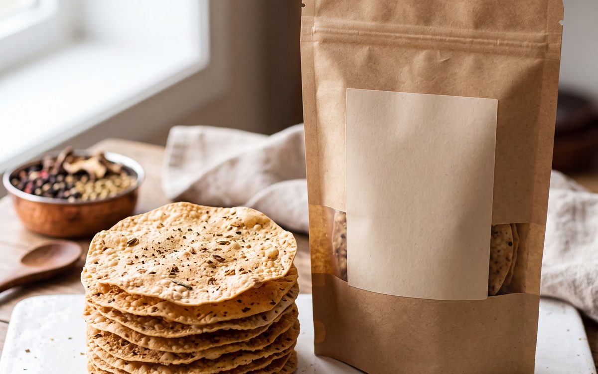 Mushroom Papad